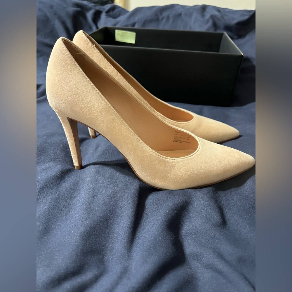 Coach Tan suede Women's Heels